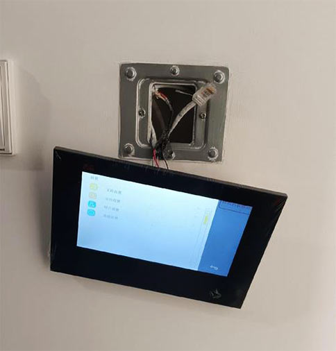 樓宇對(duì)講室內(nèi)機(jī)接線(xiàn)